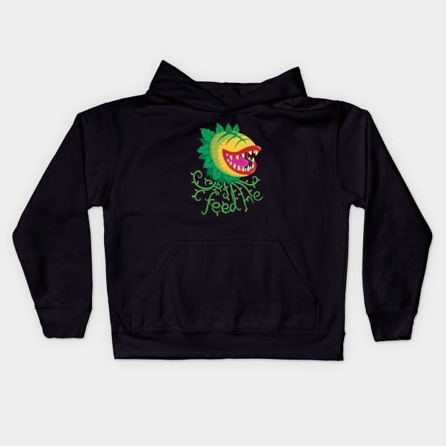 Feed Me Kids Hoodie by DinoMike